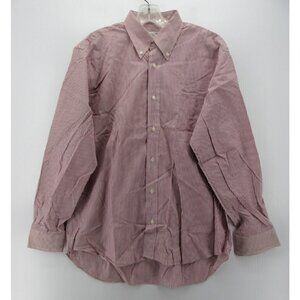 Les Copains Shirt 16 Button Down Striped Preppy Pocket Woven Italy